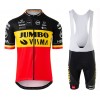 Tenue Maillot + Cuissard à Bretelles 2020 Team Jumbo-Visma Championnats de Belgique N001